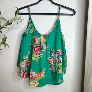 Floral Rue 21 Flowy Tank Top Small